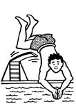 coloriage gratuit enfant Sports