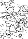 coloriage gratuit Vacances