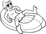 coloriage gratuit Vacances