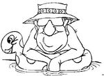 coloriage gratuit Vacances