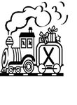 coloriage gratuit Alphabet Trains