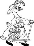 coloriage gratuit enfant Canards