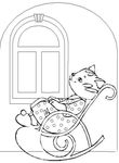 coloriage gratuit Chats