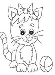 coloriage gratuit enfant Chats