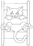 coloriage gratuit enfant Chats