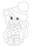 coloriage gratuit enfant Chats