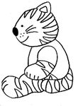 coloriage gratuit enfant Chats