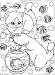 coloriage gratuit Chats