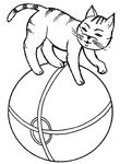 coloriage gratuit enfant Chats