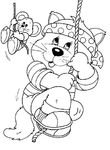 coloriage gratuit enfant Chats