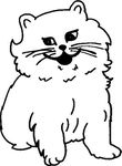 coloriage gratuit enfant Chats