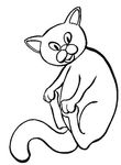 coloriage gratuit enfant Chats