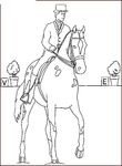 coloriage gratuit enfant Chevaux