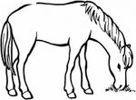 coloriage gratuit Chevaux