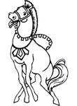 coloriage gratuit Chevaux