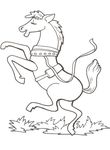 coloriage gratuit Chevaux