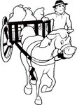 coloriage gratuit enfant Chevaux