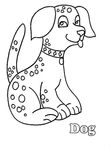 coloriage gratuit enfant Chiens