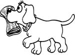 coloriage gratuit enfant Chiens