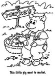 coloriage gratuit Cochons