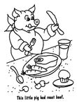 coloriage gratuit enfant Cochons