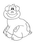 coloriage gratuit enfant Cochons