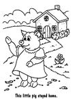 coloriage gratuit Cochons