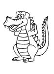 coloriage gratuit enfant Crocodiles