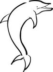 coloriage gratuit enfant Dauphins