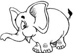 coloriage gratuit enfant Elephants