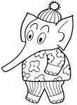 coloriage gratuit Elephants