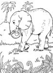 dessin gratuit Elephants