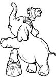 coloriage gratuit enfant Elephants