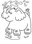 coloriage gratuit Elephants