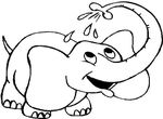 coloriage gratuit enfant Elephants