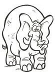 dessin gratuit Elephants