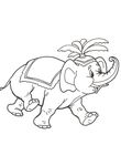 dessin gratuit Elephants