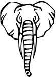 coloriage gratuit enfant Elephants