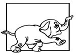 coloriage gratuit Elephants