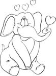 coloriage gratuit Elephants