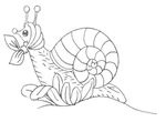 coloriage gratuit Escargots