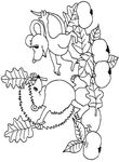 coloriage gratuit enfant Herissons