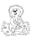 coloriage gratuit enfant Herissons