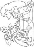 coloriage gratuit enfant Herissons