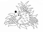 coloriage gratuit Herissons