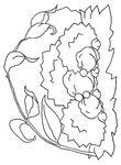 coloriage gratuit enfant Herissons