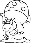 coloriage gratuit enfant Hippopotames