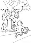 coloriage gratuit Loups