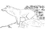 coloriage gratuit enfant Loups