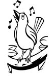 coloriage gratuit enfant Oiseaux